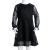 Rochie pentru copii cu mâneci lungi, negru, 116 GartenMobel Dekor