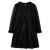 Rochie pentru copii cu mâneci lungi, negru, 128 GartenMobel Dekor