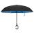 Umbrelă cu mâner în formă de C, negru, 108 cm GartenMobel Dekor