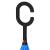 Umbrelă cu mâner în formă de C, negru, 108 cm GartenMobel Dekor