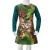 Rochie pentru copii cu mâneci lungi, verde închis, 92 GartenMobel Dekor