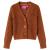 Cardigan tricotat pentru copii, coniac, 128 GartenMobel Dekor