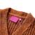 Cardigan tricotat pentru copii, coniac, 128 GartenMobel Dekor