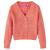 Cardigan tricotat pentru copii, roz mediu, 128 GartenMobel Dekor