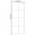 Ușă glisantă, negru, 90x205 cm, sticlă ESG și aluminiu GartenMobel Dekor