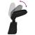 Cotieră auto, negru, 16x36x(41-57) cm ABS GartenMobel Dekor