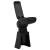 Cotieră auto, negru, 16x36x(41-57) cm ABS GartenMobel Dekor