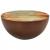 Măsuță cafea, formă de bol, bază din oțel, lemn masiv reciclat  GartenMobel Dekor