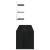 Set mobilier de baie, 6 piese, negru, lemn prelucrat GartenMobel Dekor