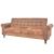 Canapea extensibilă cu cotiere/2 locuri, maro, velur artificial GartenMobel Dekor