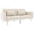 Canapea extensibilă, crem, material textil GartenMobel Dekor
