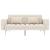 Canapea extensibilă, crem, material textil GartenMobel Dekor
