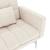 Canapea extensibilă, crem, material textil GartenMobel Dekor