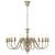 Candelabru, alb vintage, 12 becuri E14 GartenMobel Dekor