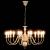 Candelabru, alb vintage, 12 becuri E14 GartenMobel Dekor