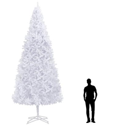 Brad de Crăciun artificial, alb, 500 cm  GartenMobel Dekor