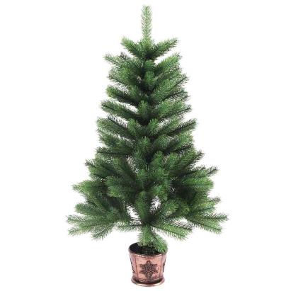 Brad de Crăciun artificial, ace cu aspect natural, 90 cm, verde GartenMobel Dekor