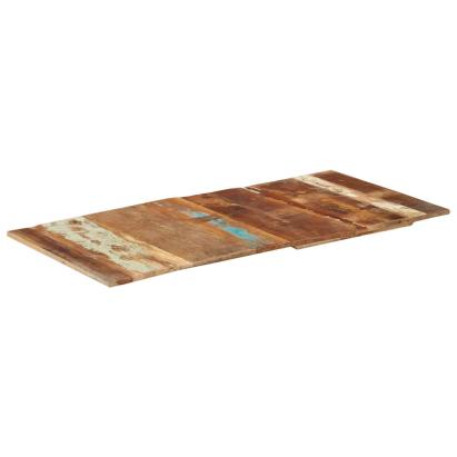 Blat masă dreptunghiular 60x120 cm lemn masiv reciclat 15-16 mm GartenMobel Dekor