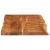 Blat lavoar de baie, 140x52x3,8 cm, lemn masiv de acacia GartenMobel Dekor