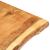 Blat de masă, 80x(50-60)x2,5 cm, lemn masiv de acacia GartenMobel Dekor