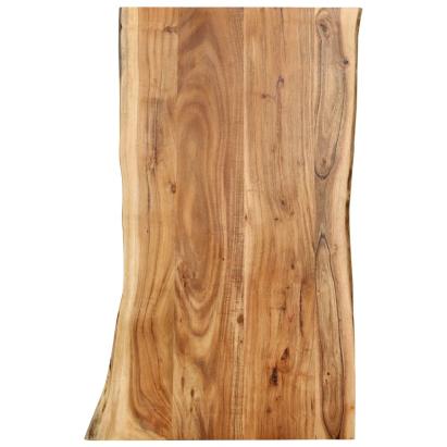 Blat de masă, 100x(50-60)x2,5 cm, lemn masiv de acacia GartenMobel Dekor