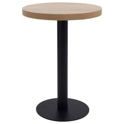 Masă de bistro, maro deschis, 60 cm, MDF GartenMobel Dekor
