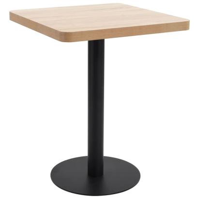 Masă de bistro, maro deschis, 60x60 cm, MDF GartenMobel Dekor