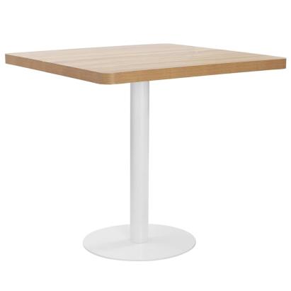 Masă de bistro, maro deschis, 80 x 80 cm, MDF GartenMobel Dekor