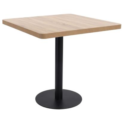 Masă de bistro, maro deschis, 80 x 80 cm, MDF GartenMobel Dekor