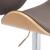 Scaun de bar, gri taupe, material textil GartenMobel Dekor