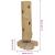 Suport 8 sticle de vin, 40 x 30 x 80 cm, lemn masiv de tec GartenMobel Dekor