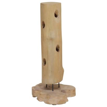 Suport 8 sticle de vin, 40 x 30 x 80 cm, lemn masiv de tec GartenMobel Dekor