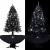Brad de Crăciun cu ninsoare și bază umbrelă, negru, 190 cm, PVC GartenMobel Dekor