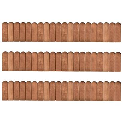 Role de bordură, 3 buc., 120 cm, lemn de pin tratat GartenMobel Dekor