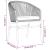 Set mobilier de grădină, 3 piese, gri GartenMobel Dekor