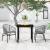 Set mobilier de grădină, 3 piese, gri GartenMobel Dekor