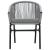 Set mobilier de grădină, 7 piese, gri GartenMobel Dekor