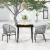 Set mobilier de grădină, 3 piese, gri GartenMobel Dekor