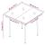 Set mobilier de grădină, 3 piese, gri GartenMobel Dekor