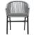 Set mobilier de grădină, 5 piese, gri GartenMobel Dekor