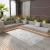 Covor de exterior, ARAKIL gri deschis, 160x230 cm, PP GartenMobel Dekor