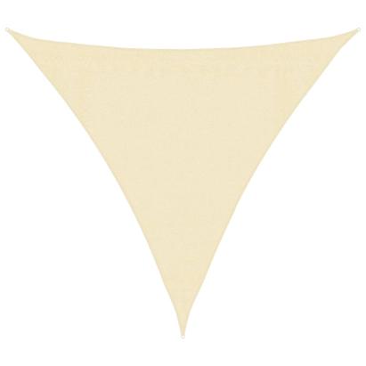 Pânză parasolar, crem, 3x3x3 m, HDPE, 160 g/m² GartenMobel Dekor