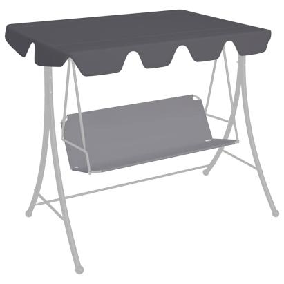 Copertină de rezervă leagăn grădină, antracit, 150/130x105/70cm GartenMobel Dekor