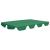 Copertină de rezervă leagăn grădină, verde, 150/130x105/70 cm GartenMobel Dekor