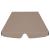 Copertină de rezervă leagăn grădină gri taupe 150/130x105/70 cm GartenMobel Dekor