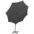 Umbrelă în consolă cu stâlp și LED-uri, antracit, 300 cm GartenMobel Dekor