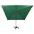 Umbrelă în consolă cu stâlp și LED-uri, verde, 300 cm GartenMobel Dekor
