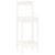 Set mobilier de bar, 3 piese, alb, lemn masiv de pin GartenMobel Dekor