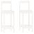 Set mobilier de bar, 3 piese, alb, lemn masiv de pin GartenMobel Dekor