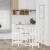 Set mobilier de bar, 5 piese, alb, lemn masiv de pin GartenMobel Dekor